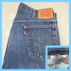 Vintage Levi Strauss Co 517 Bootcut Jeans Mens 36x32 Blue‎ Denim